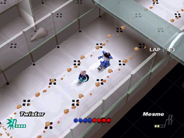 FoxKids.com Micro Maniacs Racing Screenshot (Codemasters DPK): Rat maze