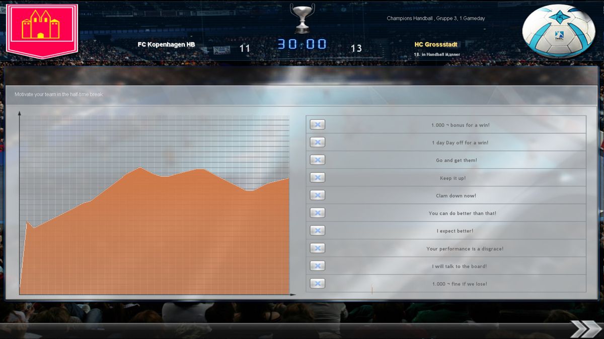 Team: Handball Manager Screenshot (Steam)