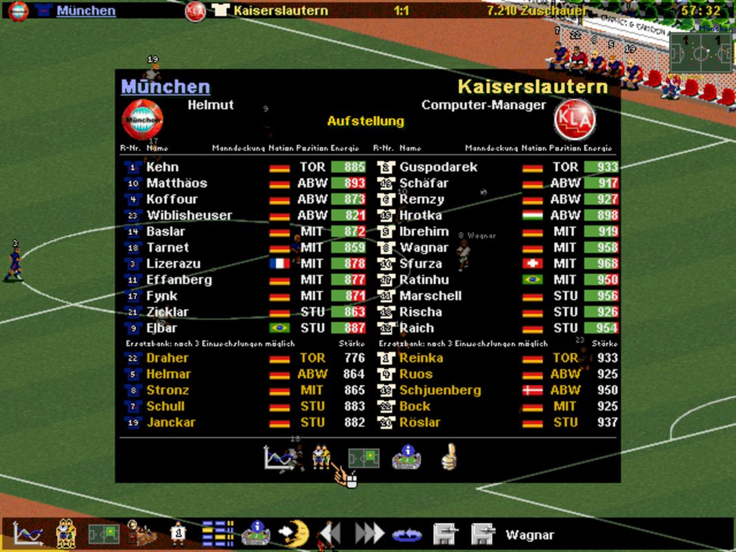 Kurt: Der Fussballmanager '99 Screenshot (Steam)