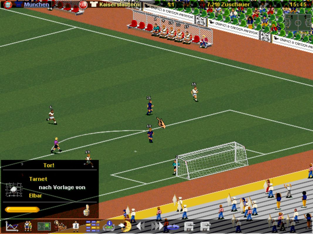 Kurt: Der Fussballmanager '99 Screenshot (Steam)