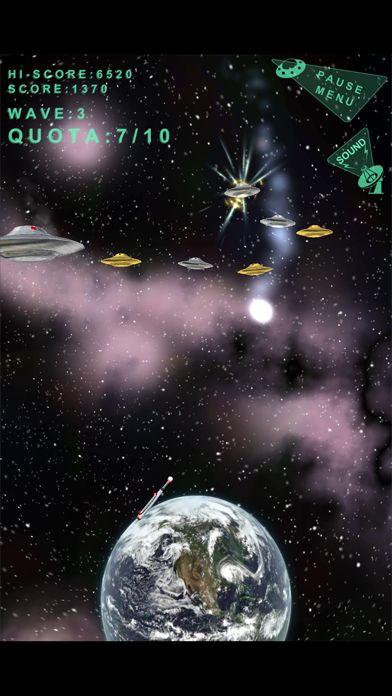 Cosmic Batter Defense Screenshot (iTunes Store)