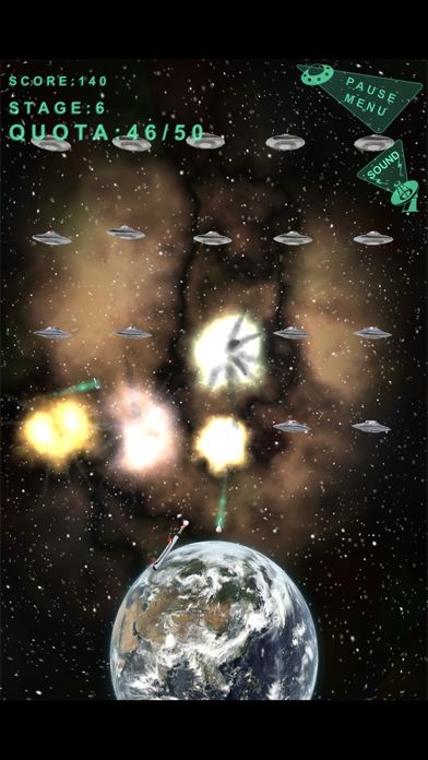 Cosmic Batter Defense Screenshot (iTunes Store)