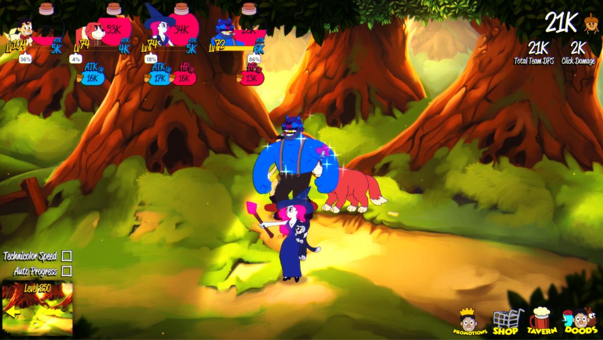 Forbidden Clicker Party Screenshot (Steam)