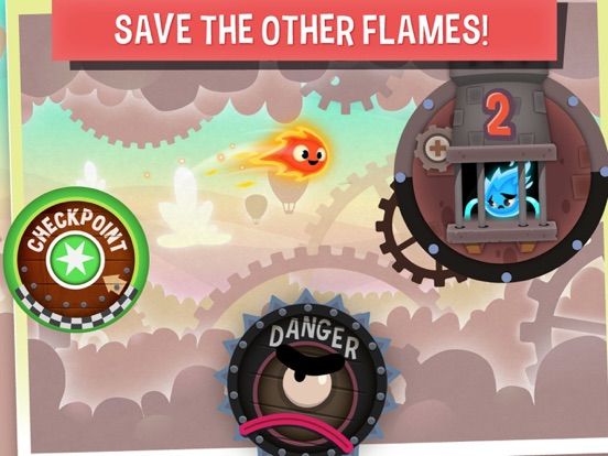 Pyro Jump: Rescue Screenshot (iTunes Store)