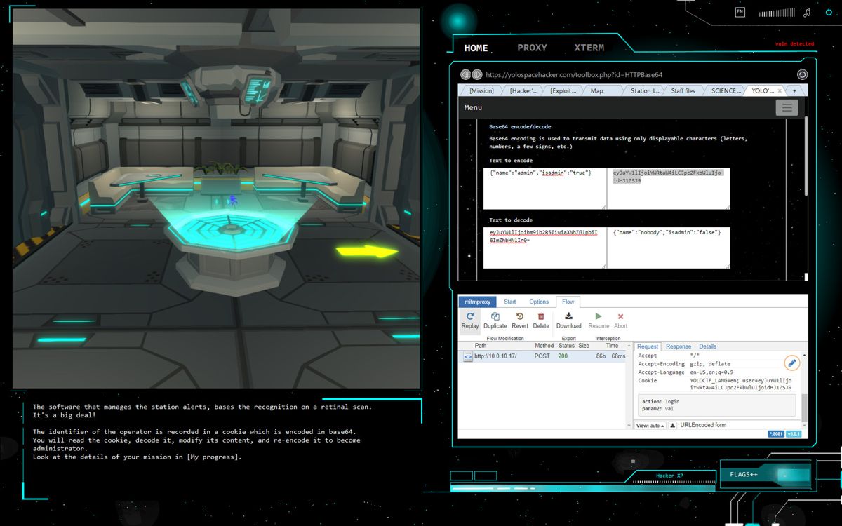 Yolo Space Hacker Screenshot (Steam)