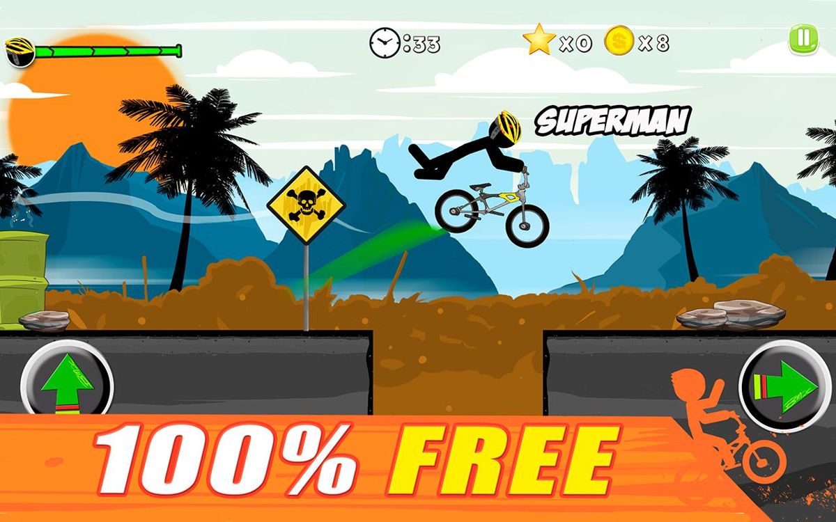 Stickman Bike Pro Ride official promotional image MobyGames