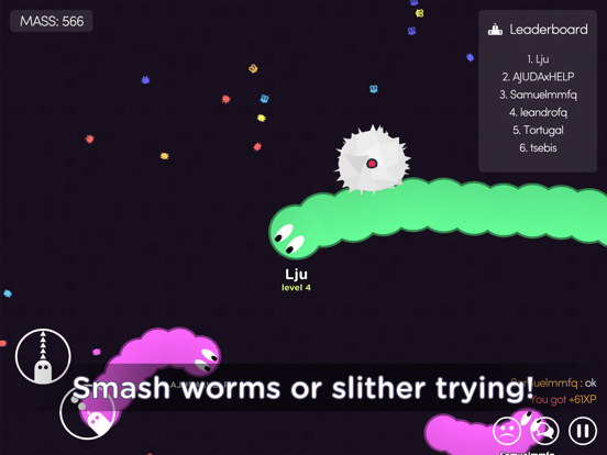 Worm.is: The Game Screenshot (iTunes Store)