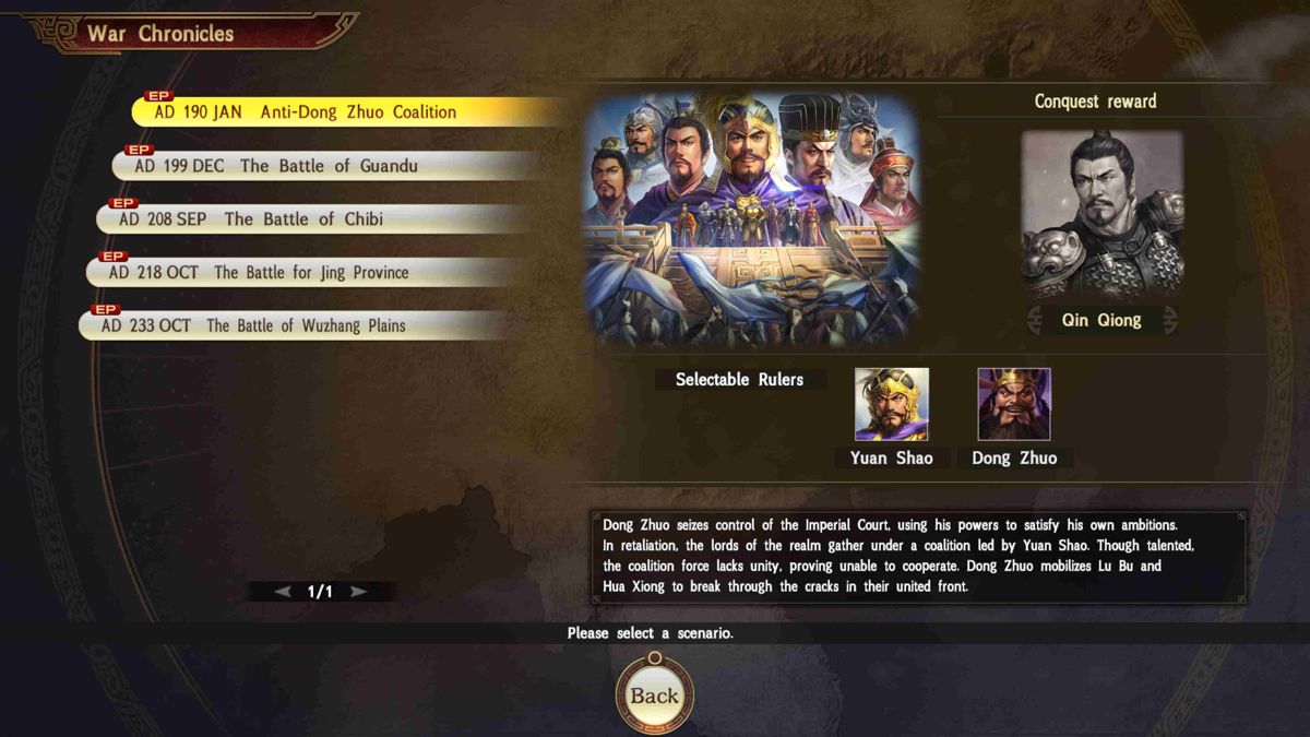 Romance of the Three Kingdoms XIV: Diplomacy and Strategy Expansion Pack Bundle Screenshot (PlayStation Store)