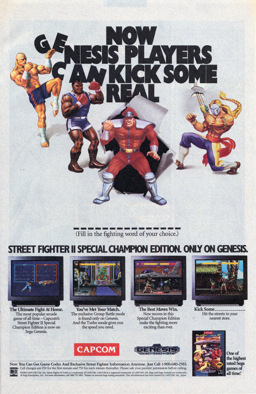 Street Fighter II: Champion Edition Magazine Advertisement (Magazine Advertisements): Ravage 2099 (Marvel Comics, United States) #15 (February 1994)