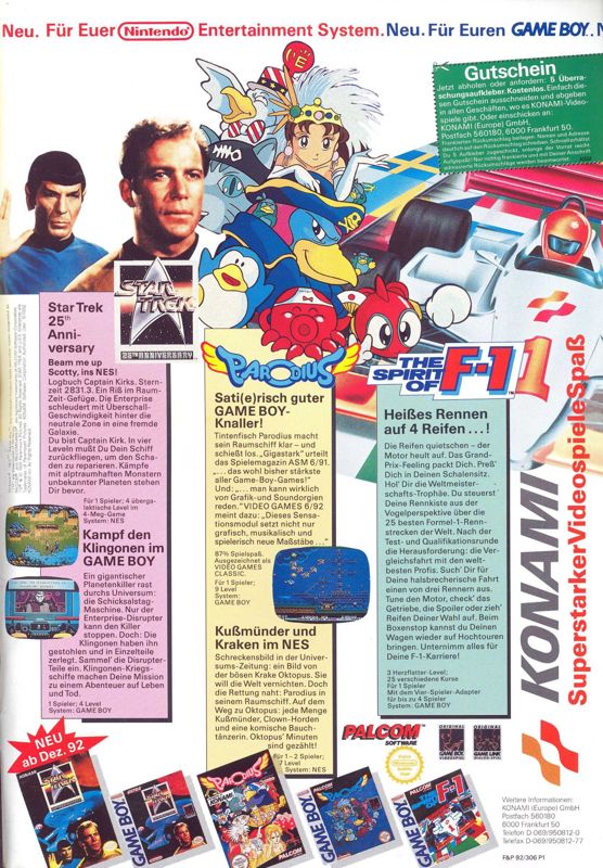 Star Trek: 25th Anniversary Magazine Advertisement (Magazine Advertisements): ASM (Germany), Special Issue 17 (1992)