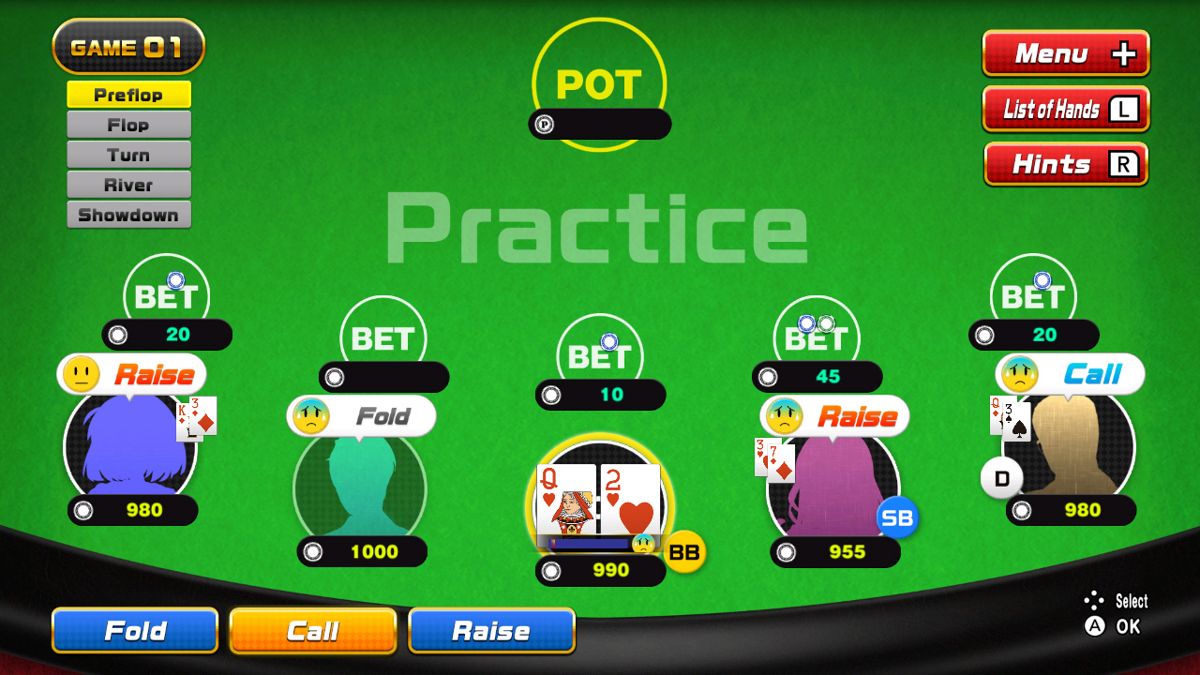 Be a Poker Champion! Texas Hold'em Screenshot (Nintendo.com.au (AUS))
