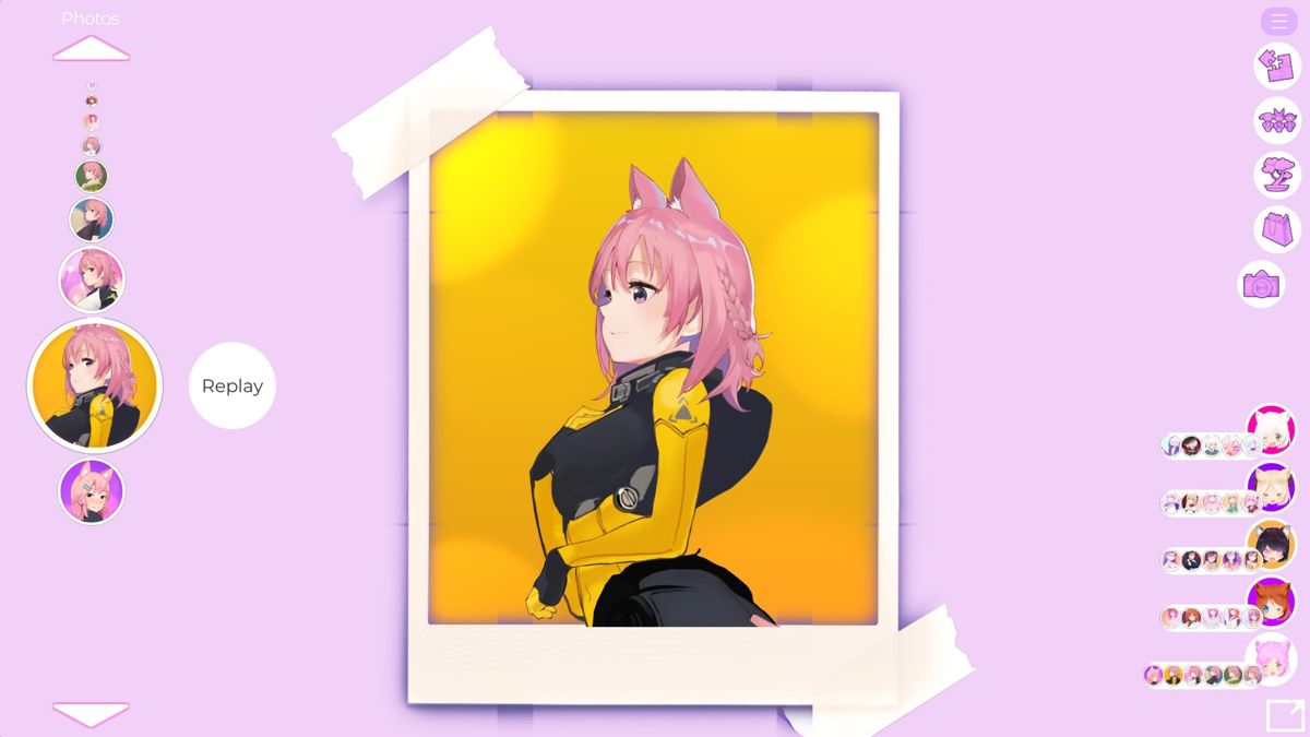 Mosaique Neko Waifus 3: Sara Screenshot (Steam)