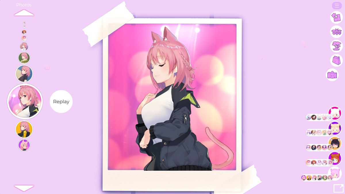 Mosaique Neko Waifus 3: Sara Screenshot (Steam)