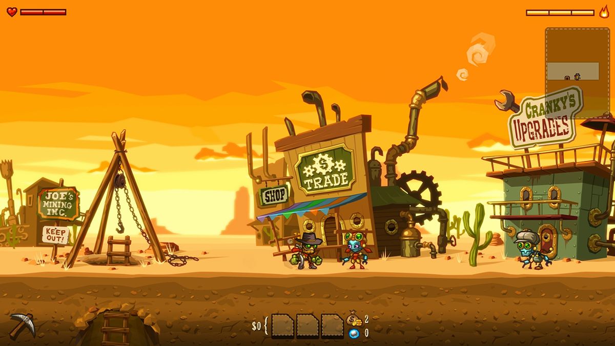 SteamWorld Dig: A Fistful of Dirt Screenshot (Nintendo.com.au)