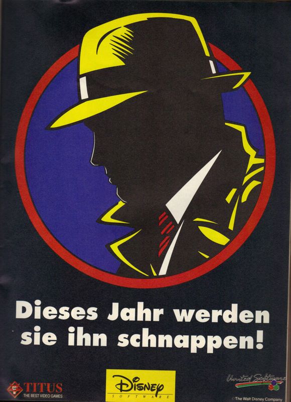 Dick Tracy Magazine Advertisement (Magazine Advertisements): ASM (Germany), Issue 11/1990
