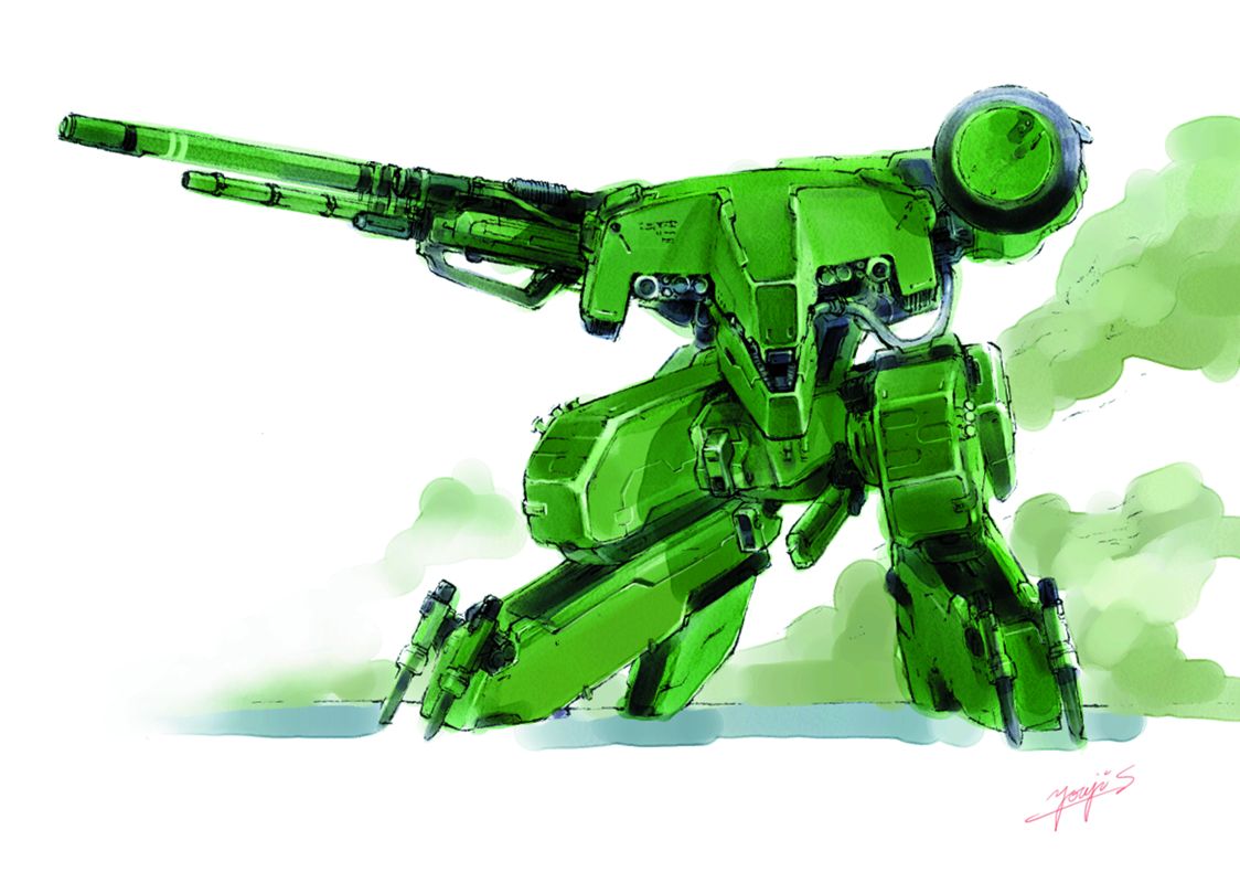 Metal Gear Solid Concept Art (Metal Gear Solid Artwork Vol. 1: Solid Snake): Metal Gear Rex