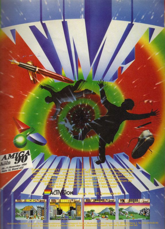 Time Machine Magazine Advertisement (Magazine Advertisements): ASM (Germany), Issue 11/1990
