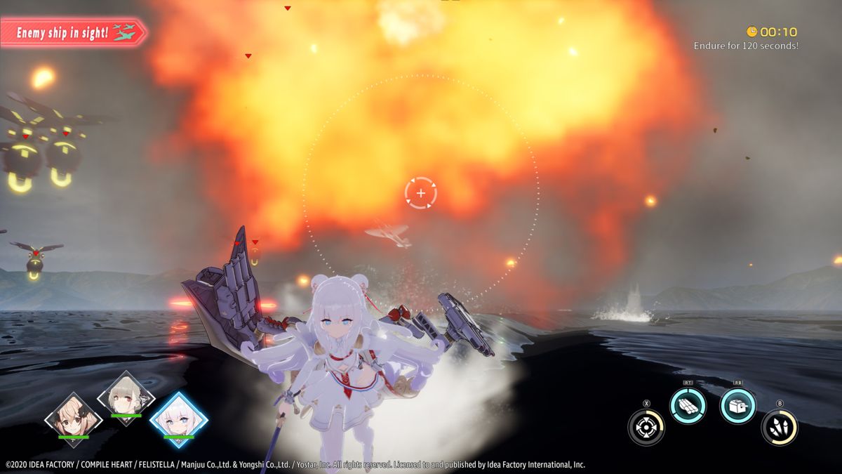 Azur Lane: Crosswave - Le Malin Screenshot (Steam)