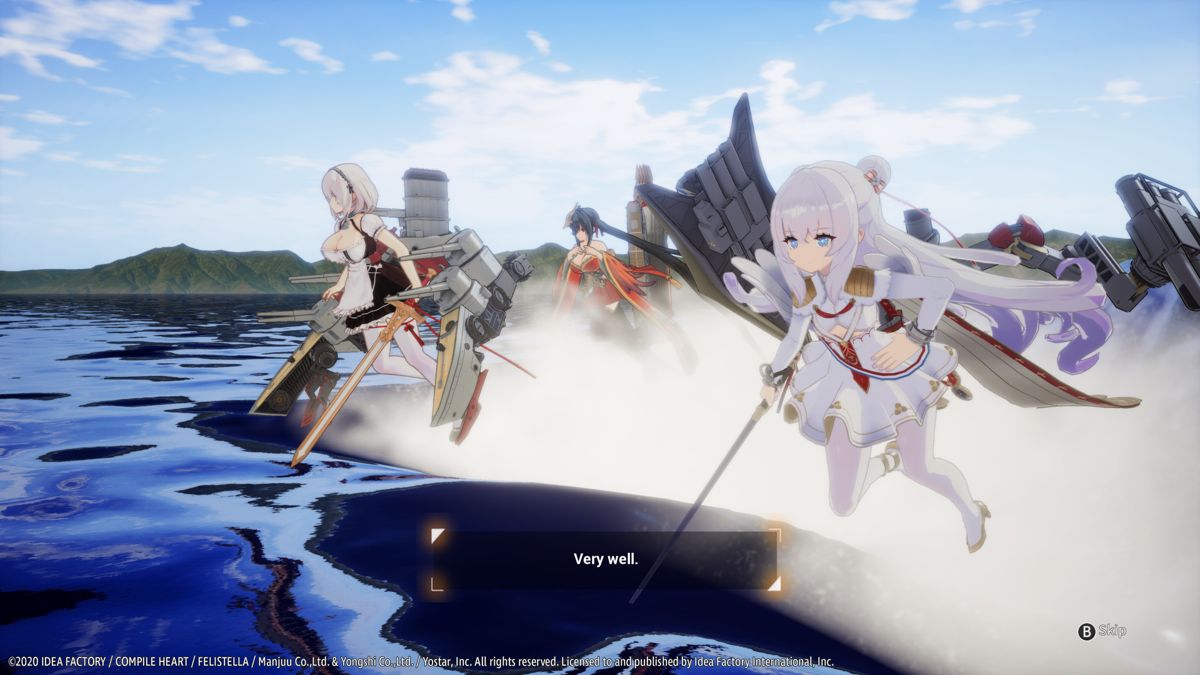 Azur Lane: Crosswave - Le Malin Screenshot (Steam)