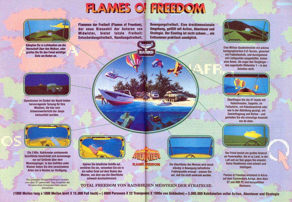 Flames of Freedom Magazine Advertisement (Magazine Advertisements): ASM (Germany), Issue 05/1991