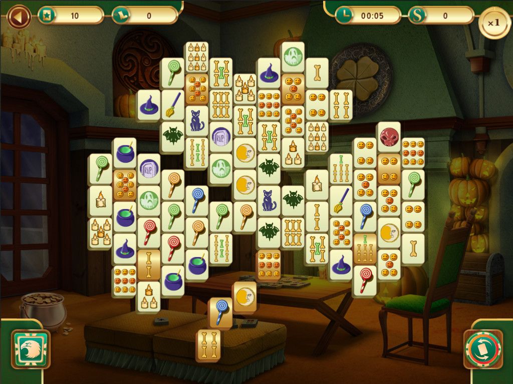 Spooky Mahjong Screenshot (Steam)
