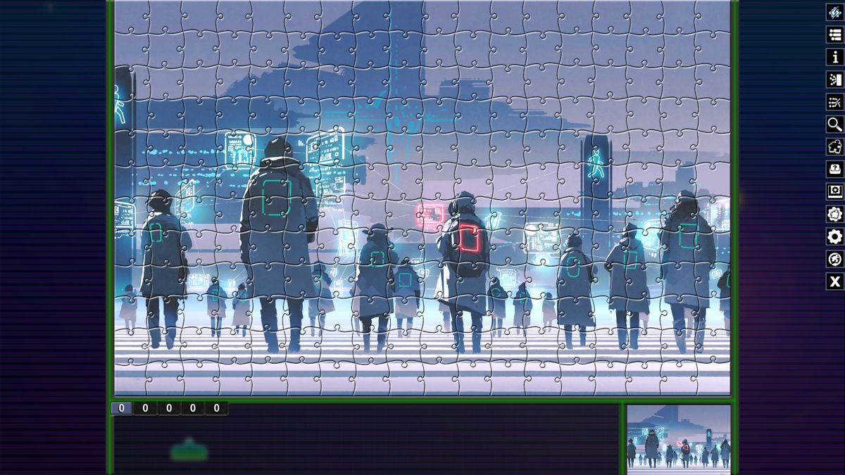 Pixel Puzzles: Illustrations & Anime - Jigsaw Pack: Sci-Fi Screenshot (Steam)