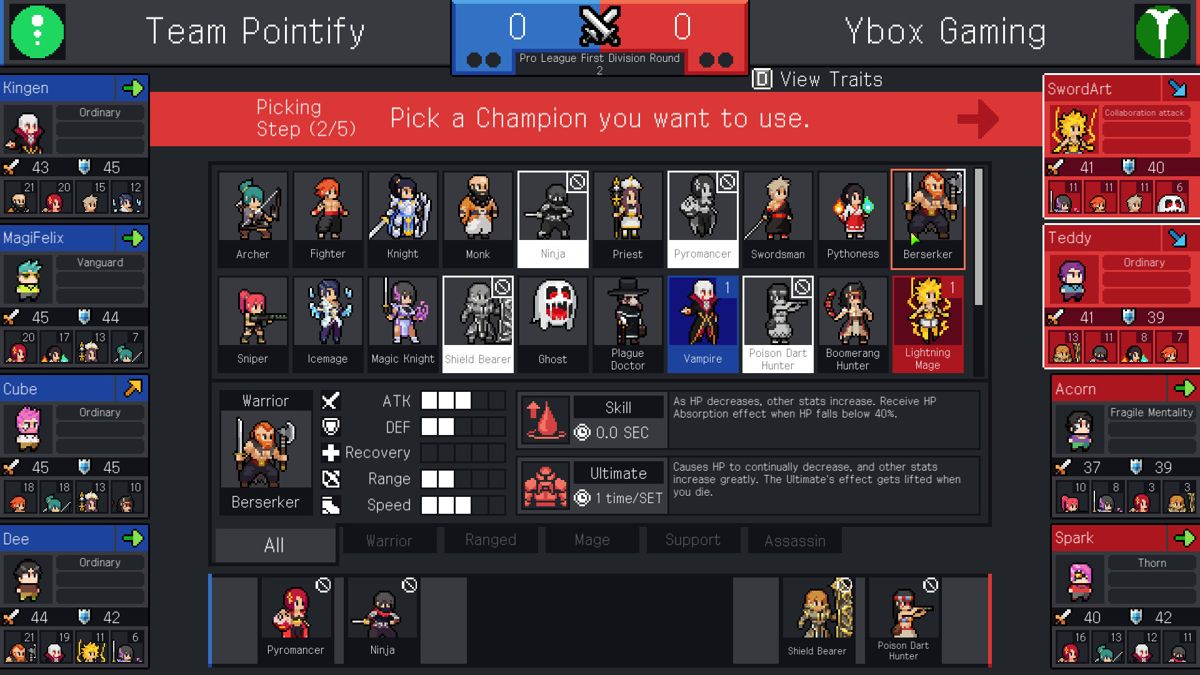 Teamfight Manager Screenshot (Steam)