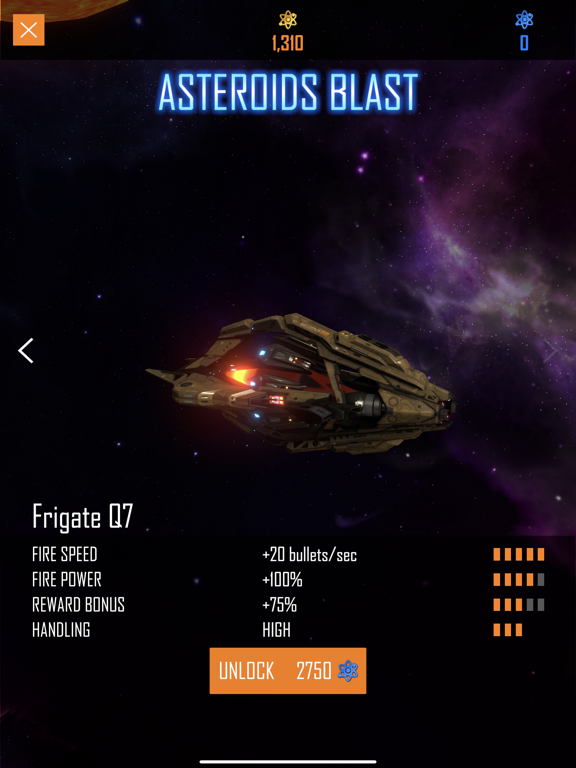Asteroids Blast Screenshot (iTunes Store)