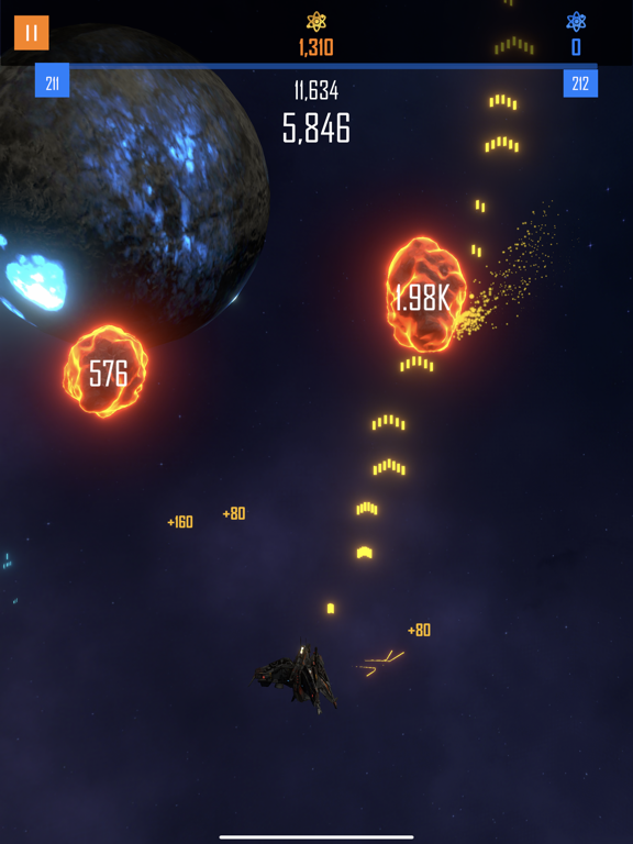 Asteroids Blast Screenshot (iTunes Store)
