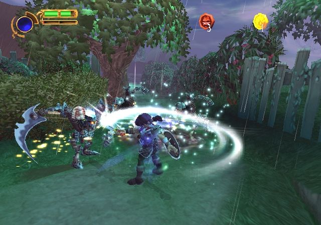 Maximo vs Army of Zin Screenshot (Capcom E3 2003 Press Disk): Maximo Slash