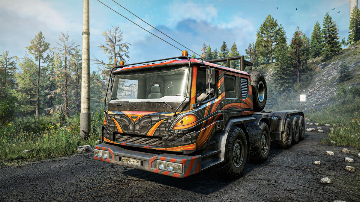 SnowRunner Burning Bright Vinyl Wrap Pack official promotional image MobyGames