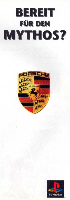 Porsche Challenge Magazine Advertisement (Magazine Advertisements): Mega Fun (Germany), Issue 06/1997 Part 1