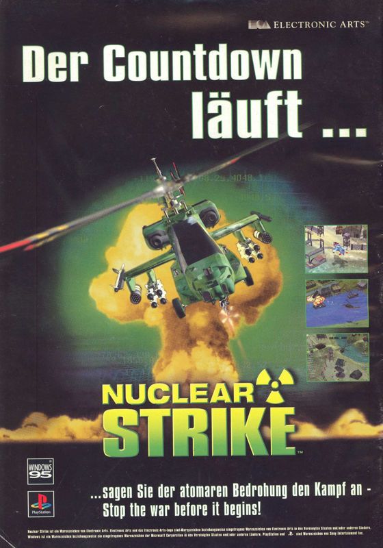 Nuclear Strike Magazine Advertisement (Magazine Advertisements): Mega Fun (Germany), Issue 10/1997