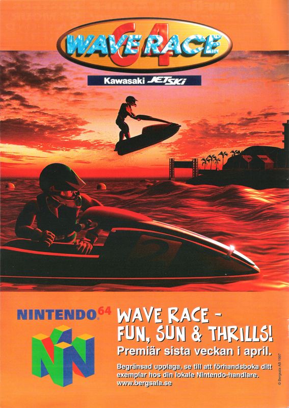 Wave Race 64: Kawasaki Jet Ski official promotional image - MobyGames