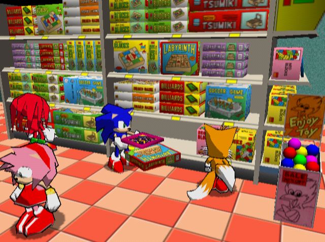 Sonic Shuffle Screenshot (Dreamcast Première)