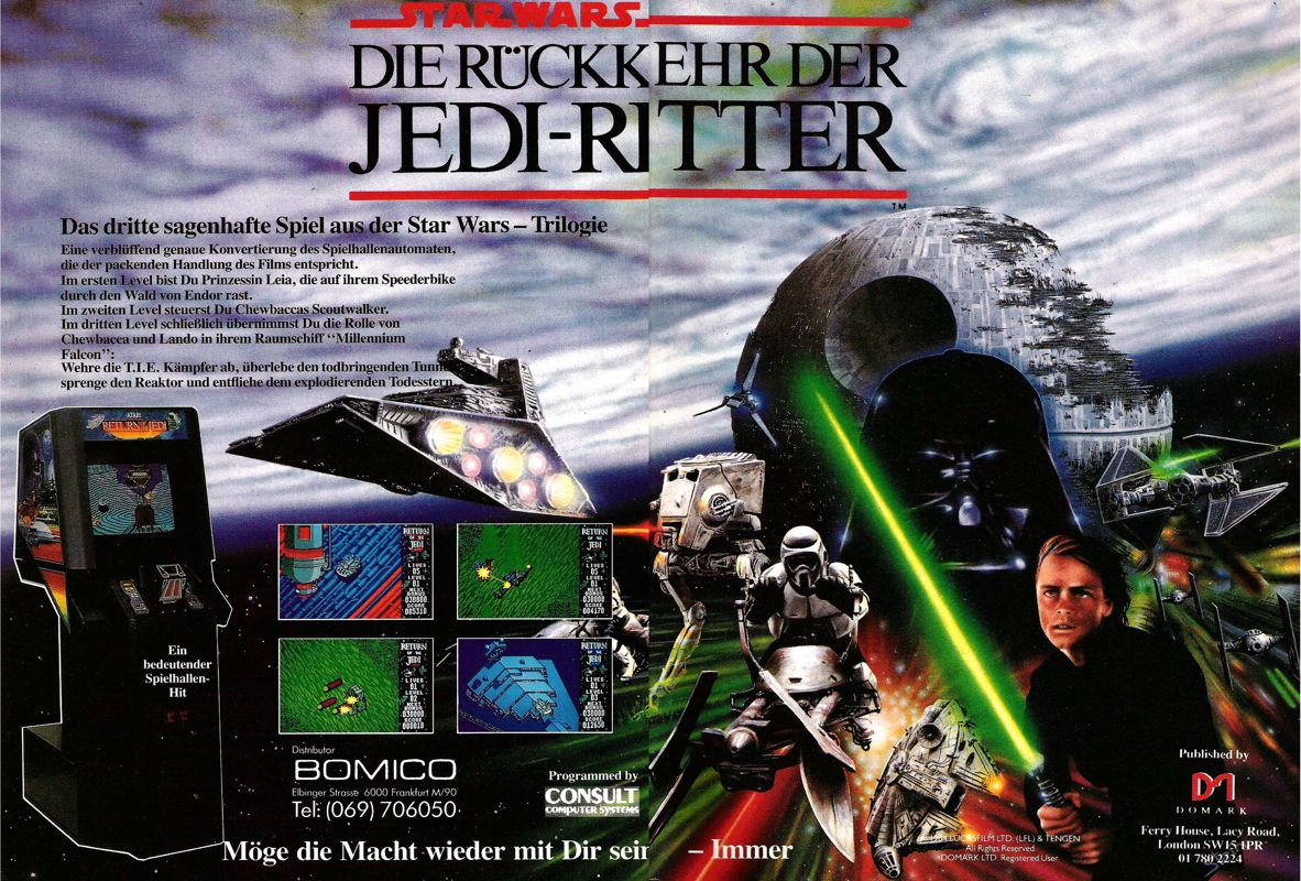 Star Wars: Return of the Jedi Magazine Advertisement (Magazine Advertisements): ASM (Germany), Issue 12/1988