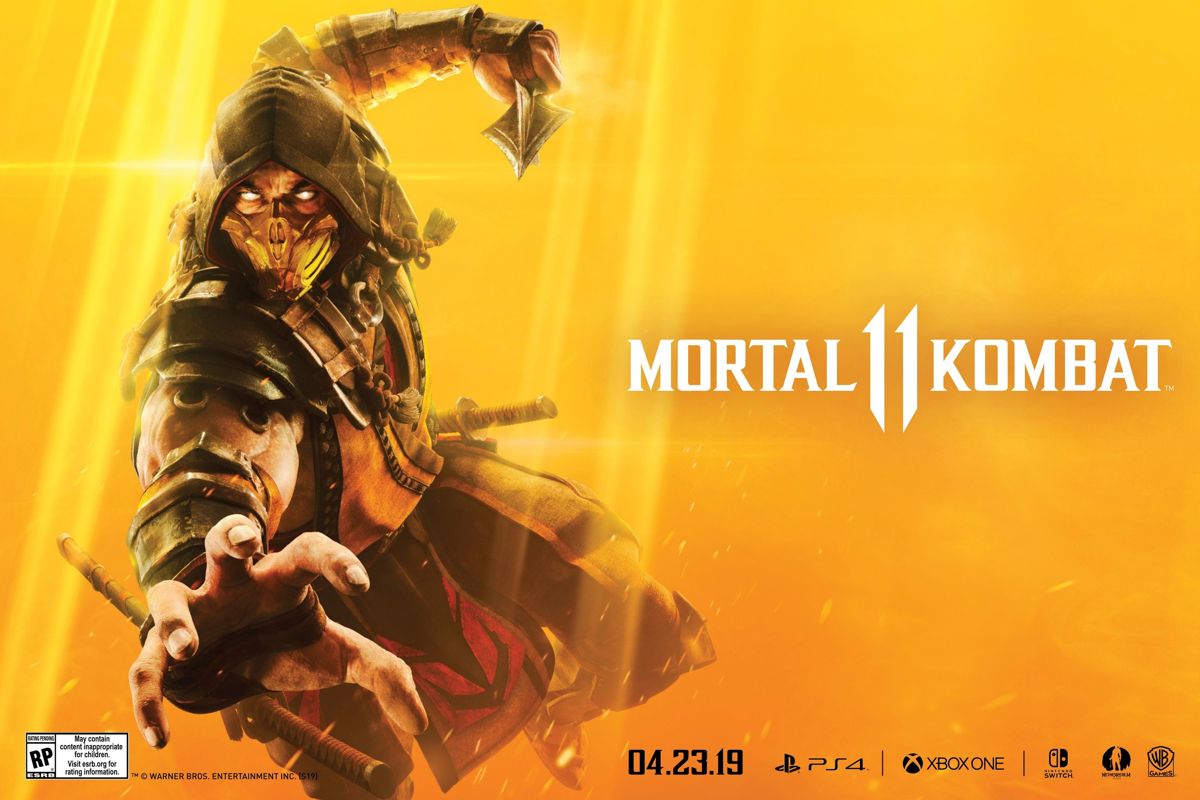 Mortal Kombat 11 Magazine Advertisement (Magazine Advertisements): Geek Magazine (US), Issue 6 (2019) Pages 2-3