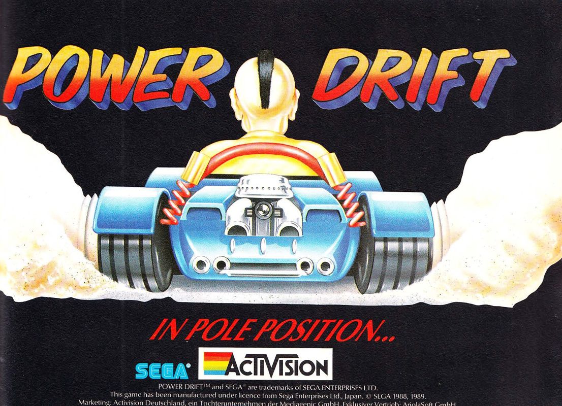 Power Drift Magazine Advertisement (Magazine Advertisements): ASM (Germany), Issue 11/1989
