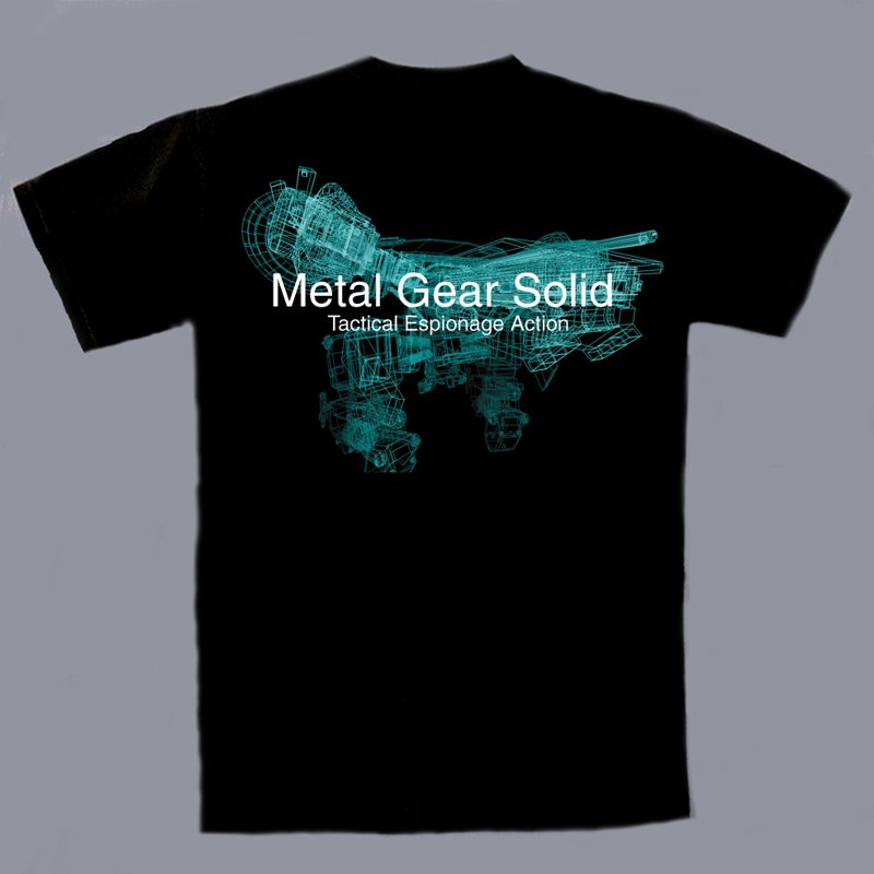 Metal Gear Solid Other (Metal Gear Solid Artwork Vol. 2: Liquid Snake): T-Shirt Black (back)
