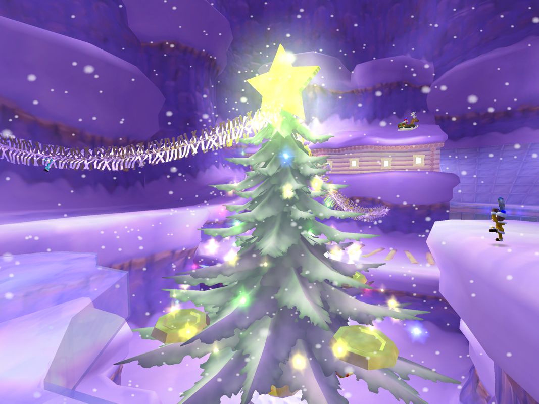 Ape Escape 2 Screenshot (Ape Escape 2 Press Disc): Xmas Level: Snowball mt