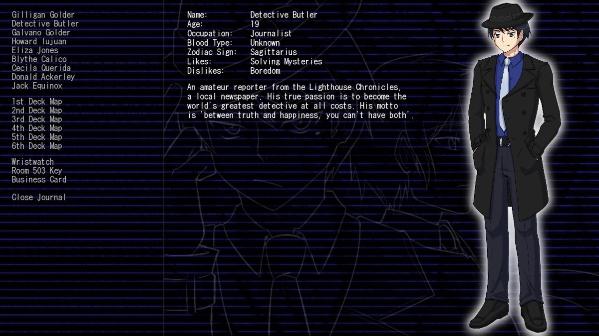 Detective Butler: Maiden Voyage Murder Screenshot (Steam)