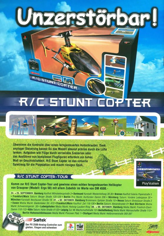 R/C Stunt Copter Magazine Advertisement (Magazine Advertisements): Mega Fun (Germany), Issue 10/1999