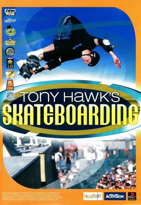 Tony Hawk's Pro Skater Magazine Advertisement (Magazine Advertisements): Mega Fun (Germany), Issue 11/1999
