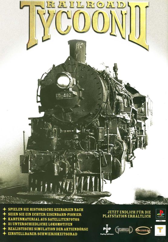 Railroad Tycoon II Magazine Advertisement (Magazine Advertisements): Mega Fun (Germany), Issue 05/2000
