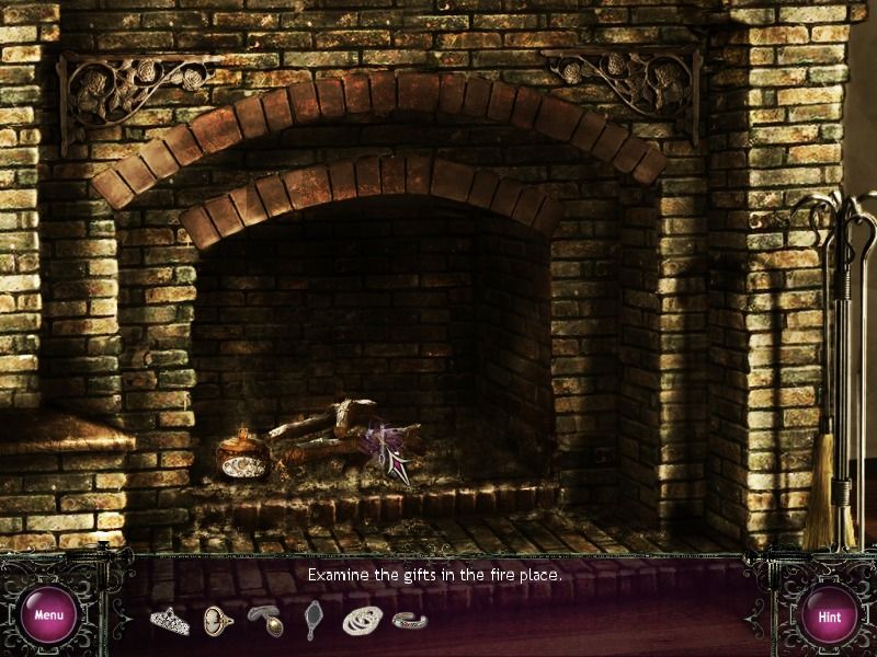 Borgia (Windows) screenshot: Checking the fireplace