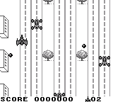 Solar Striker (Game Boy) screenshot: Level 3