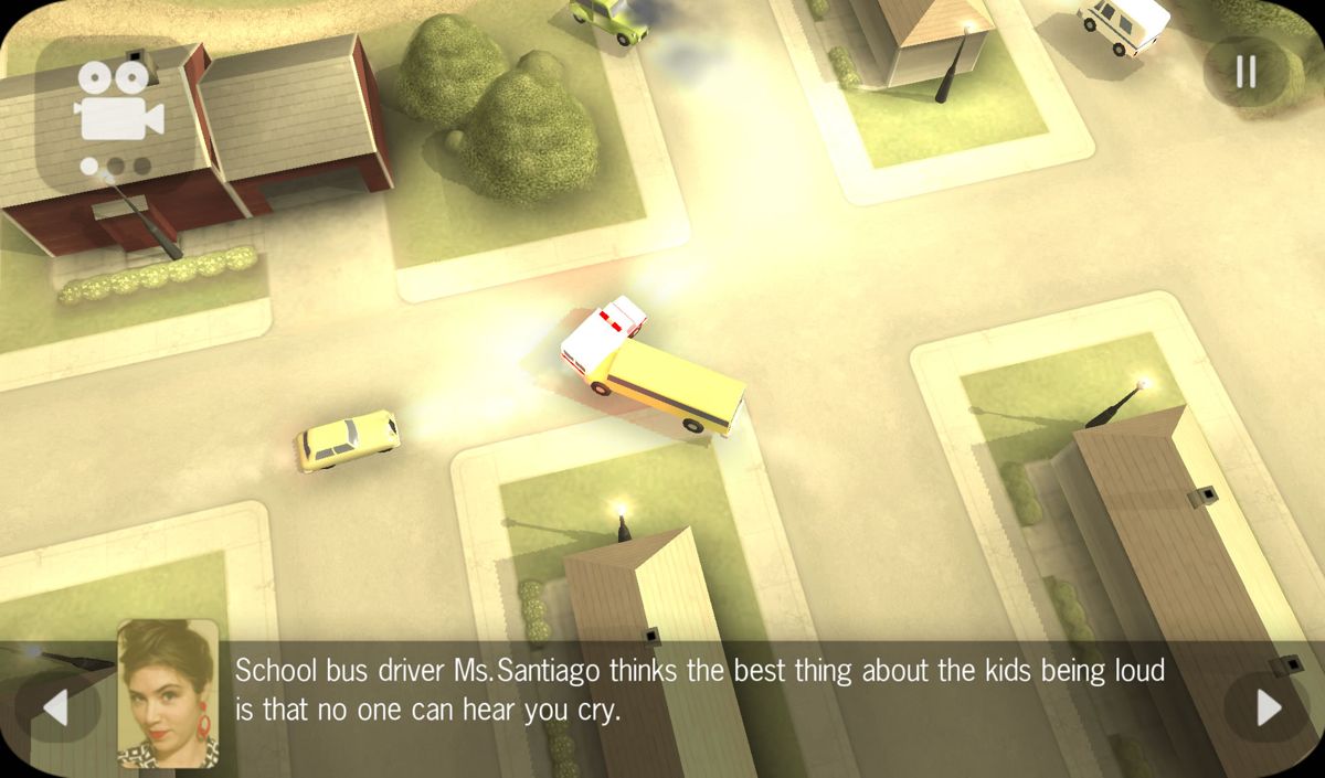 Does not Commute (Android) screenshot: A collision