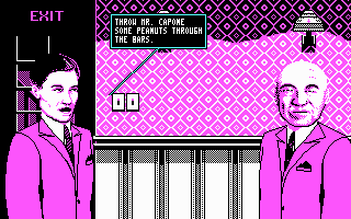 The King of Chicago (DOS) screenshot: Talking to Ben