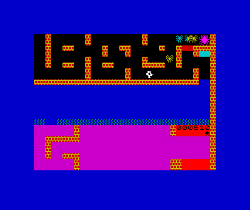 Styx (ZX Spectrum) screenshot: Should reach the end now