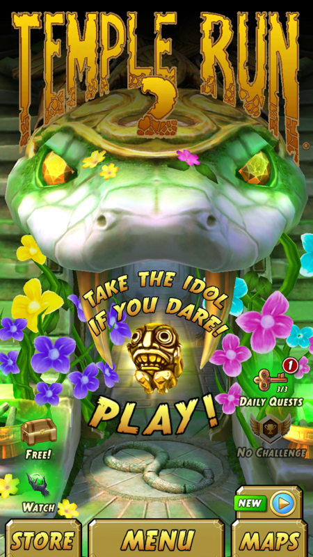 Screenshot of Temple Run 2 (Android, 2013) - MobyGames